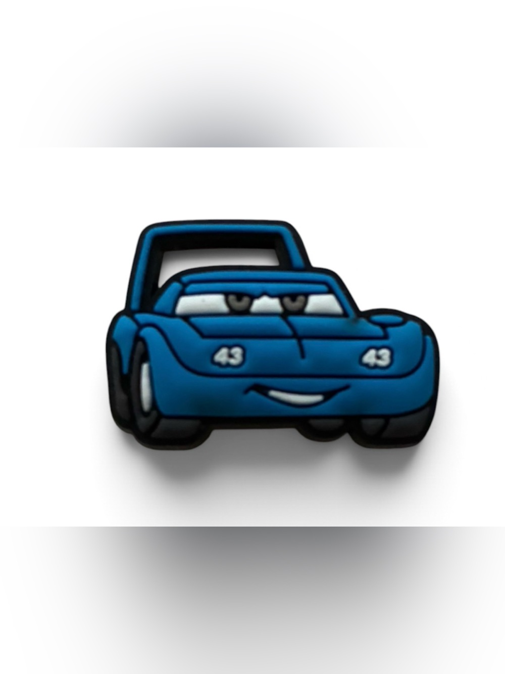Blue Cartoon Car Shoe Charm for Kids